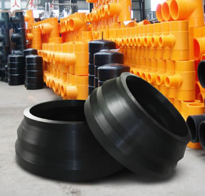 Large Size Stampaggio ad iniezione Reducer Raccordi